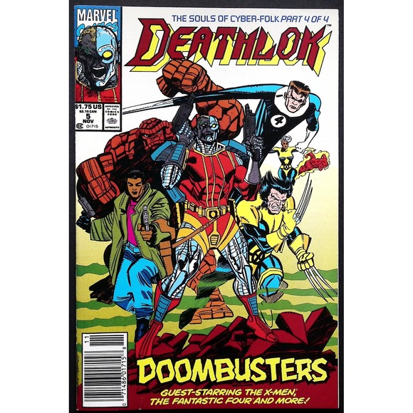 Deathlok Comic Book Lot 8 Issues 1,2,4,5,6,7,9,10 Ghost Rider Punisher NS VF - Picture 5 of 16